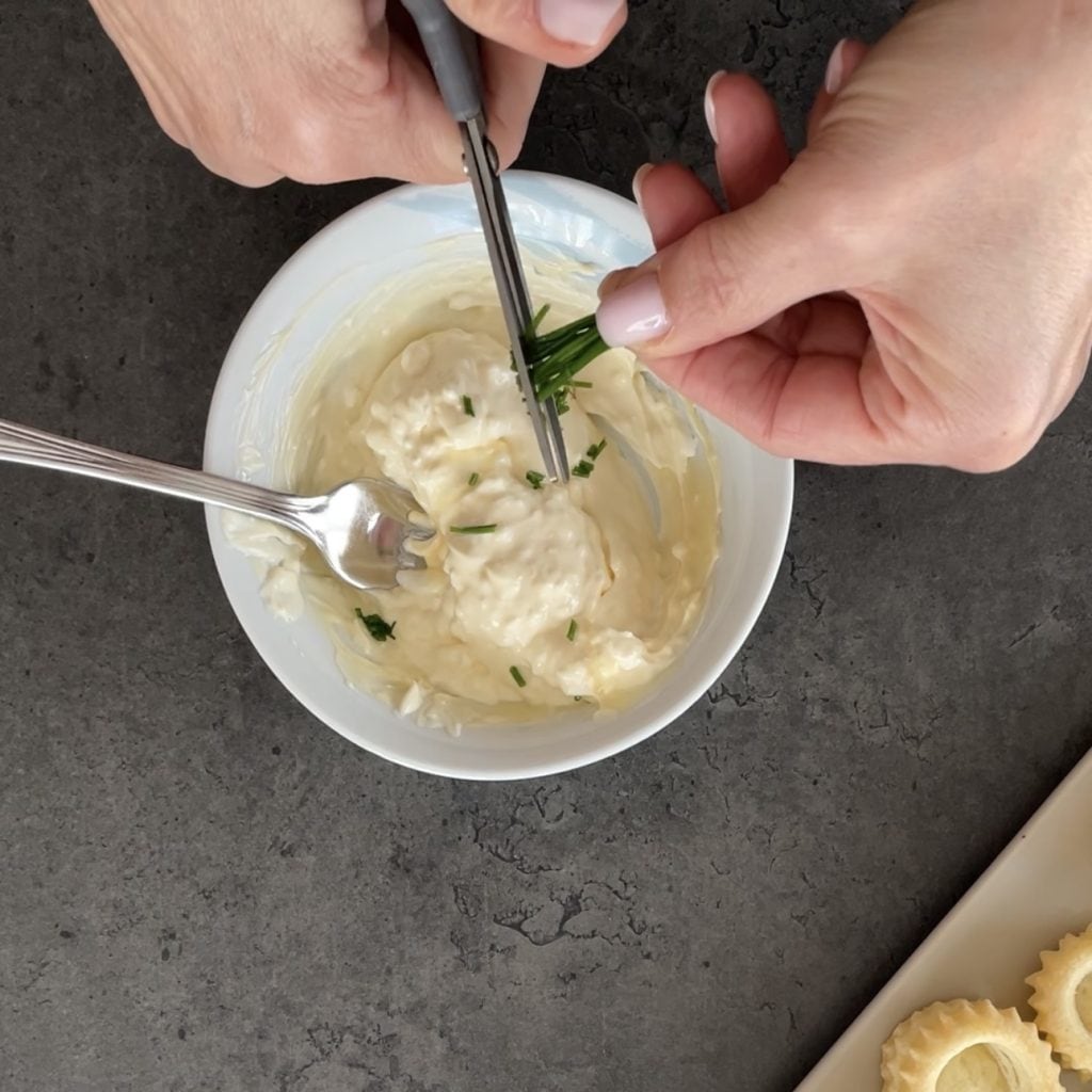 Vol au vent Lachs und Philadelphia