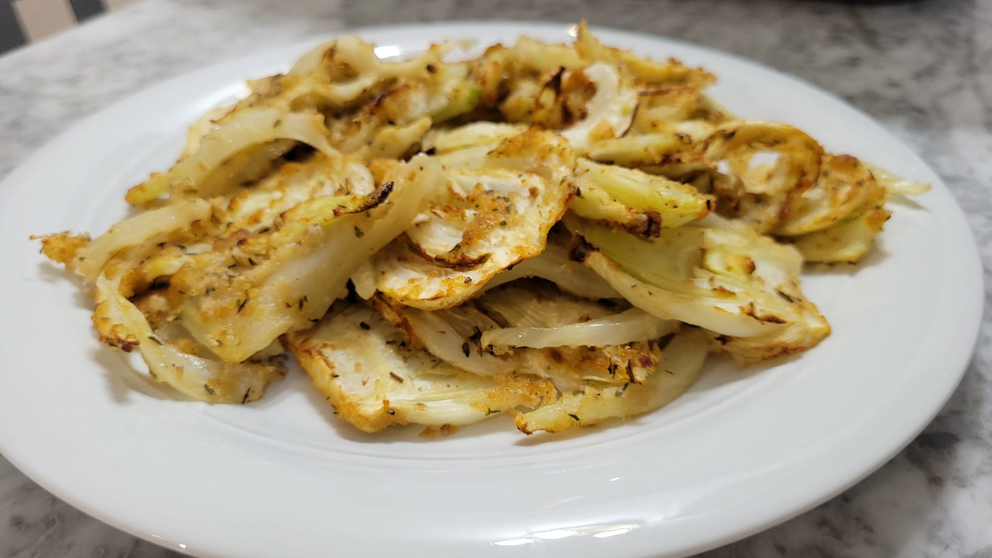Gratinierter Fenchel in der Heißluftfritteuse