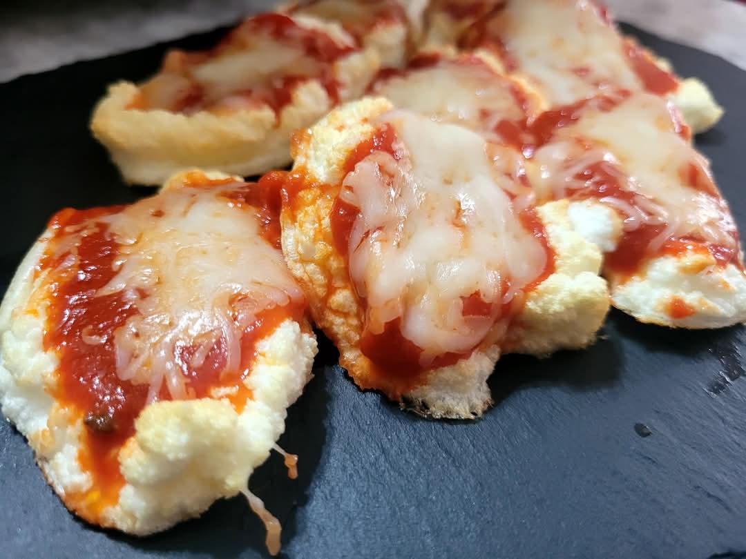 Pizzawolken in der Heißluftfritteuse