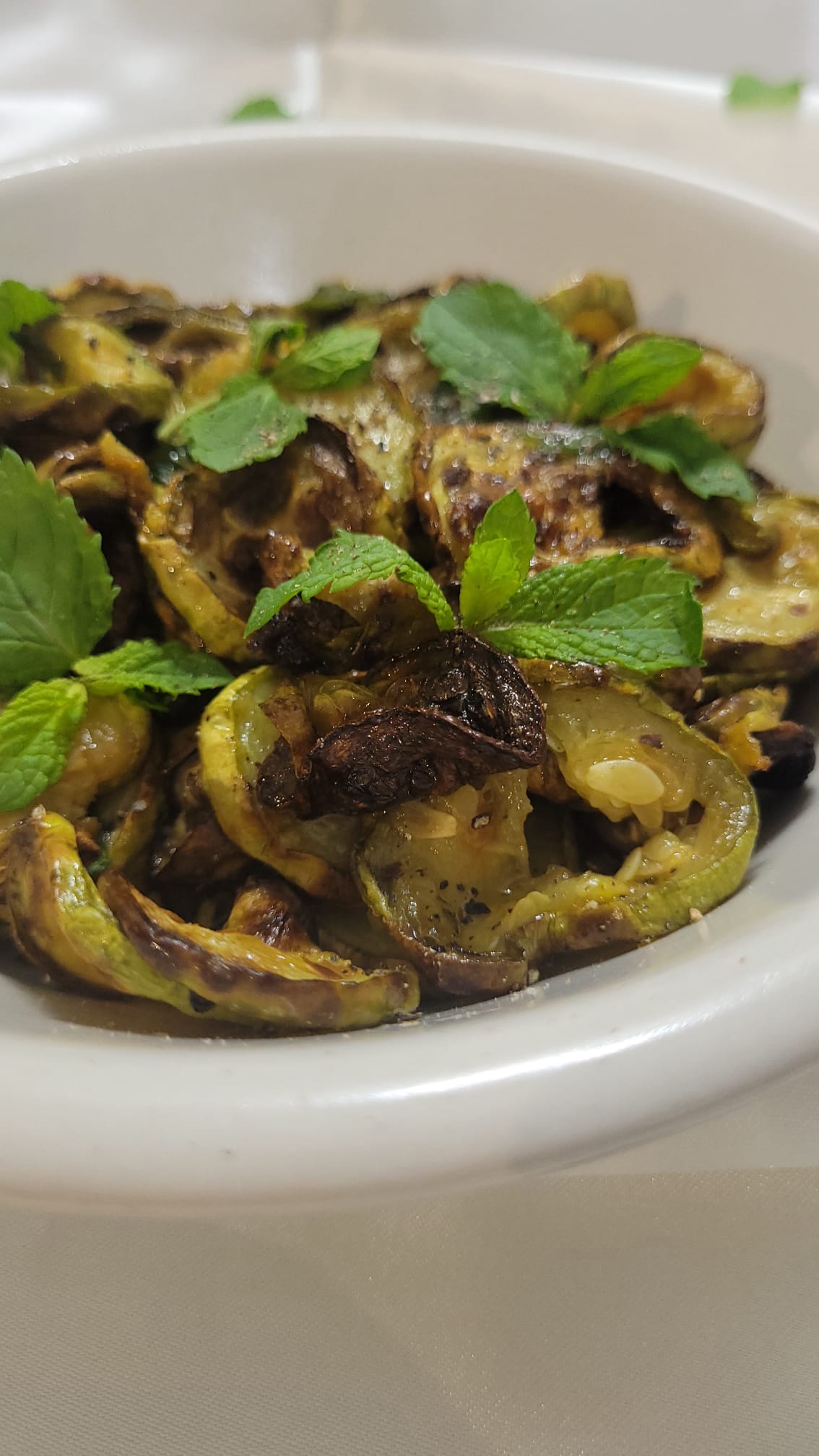 Zucchini alla Scapece in der Heißluftfritteuse