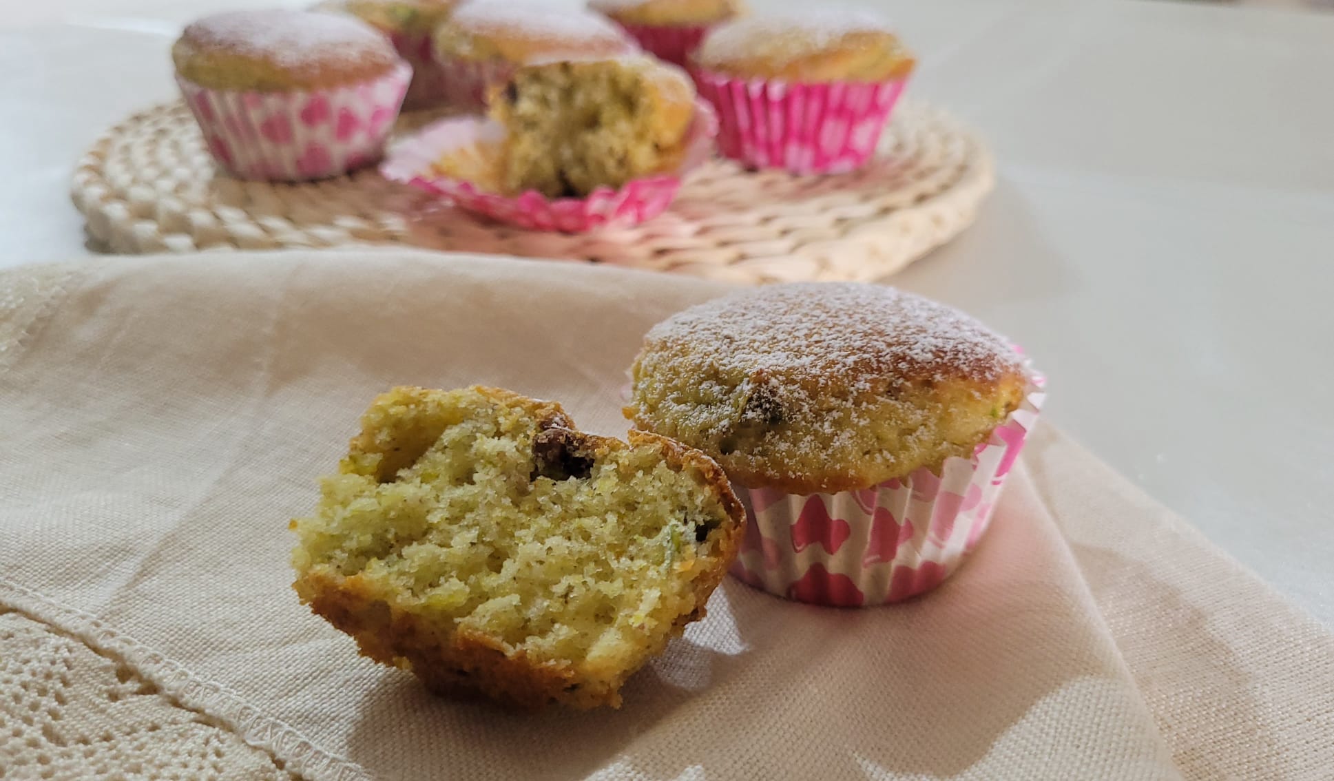 Pistazienmuffins in der Heißluftfritteuse