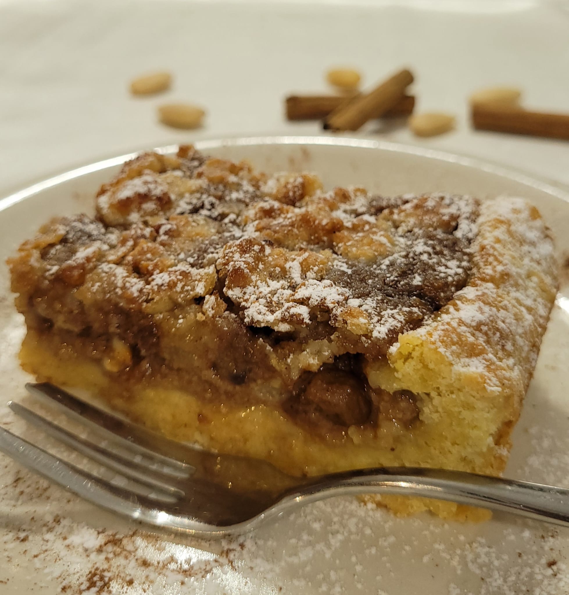 Birnen-Mandel-Amaretti-Torte in der Heißluftfritteuse