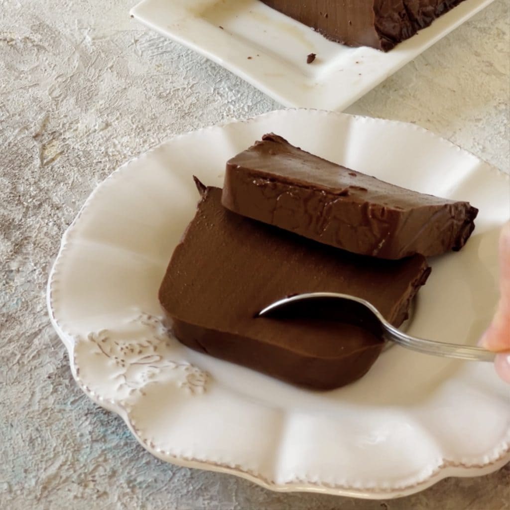 Zartbitterschokoladenpudding