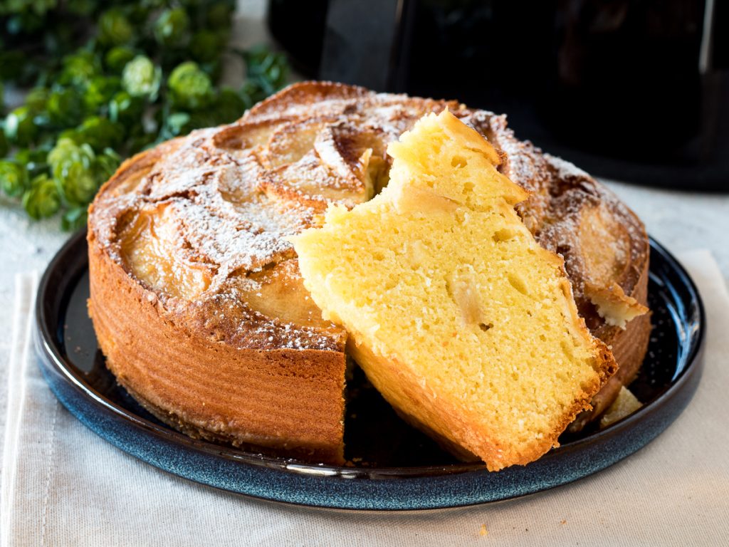 Apfelkuchen in der Luftfritteuse