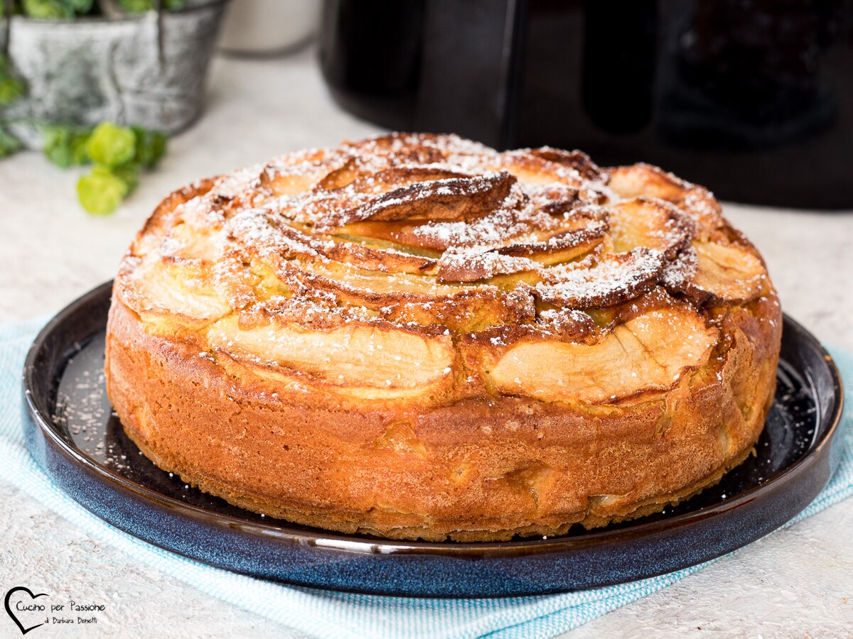 APFELKUCHEN UND JOGHURT LUFTFRITTIERER