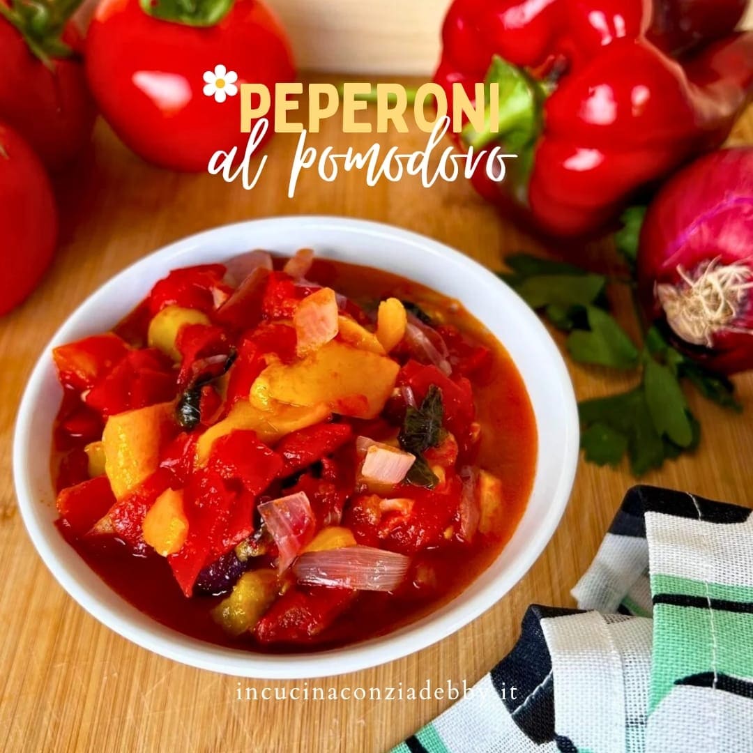 Paprika mit Tomaten