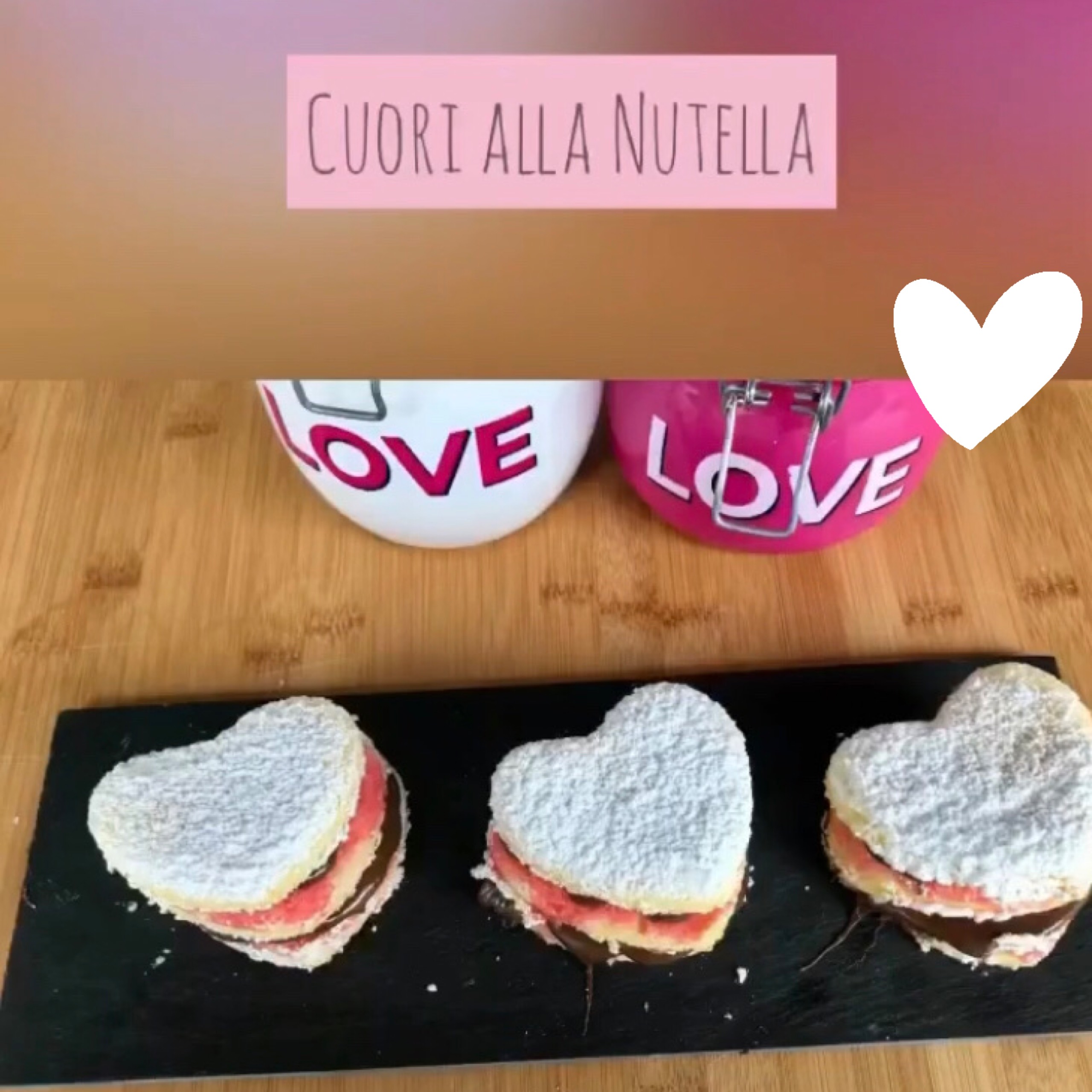 Süßigkeiten für den Valentinstag