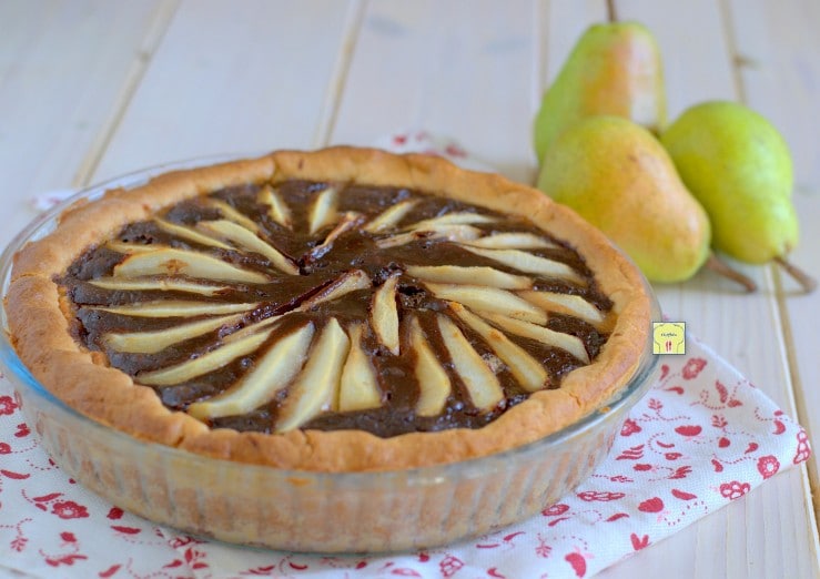 Birnen-Schokoladen-Tarte