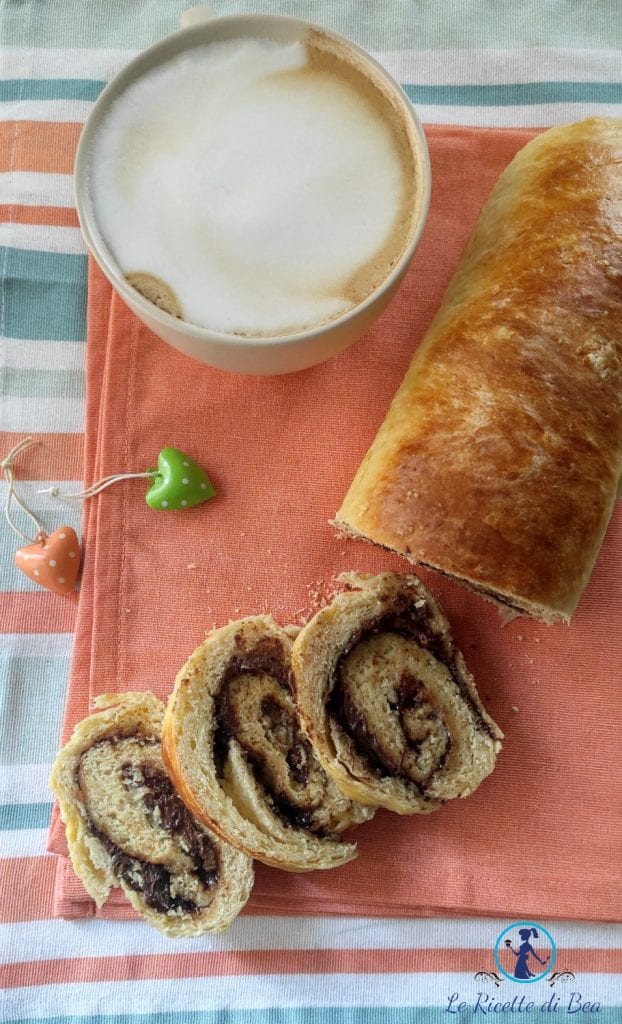 brioche brot mit wirbel