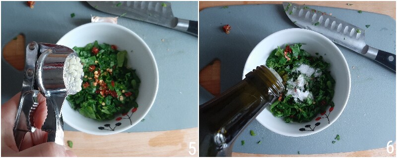 chimichurri soße originalrezept grüne soße argentinisch und südamerikanisch für fleisch il chicco di mais 3 knoblauch hacken