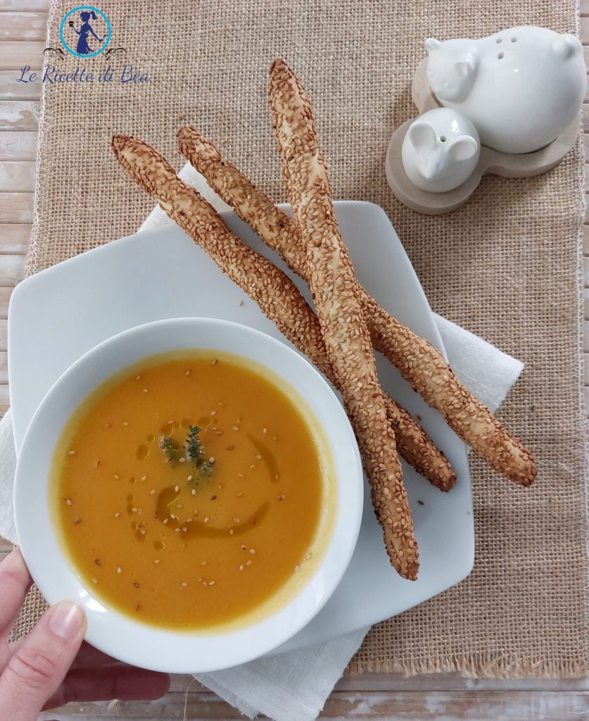 Rezept für Kürbiscremesuppe ohne Kartoffeln