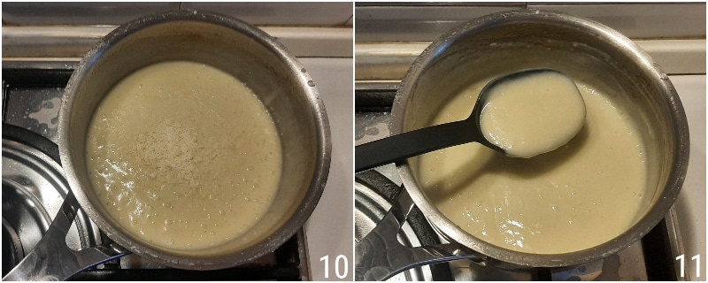 dicke cremige Blumenkohl-Kartoffel-Creme leichte weiße Blumenkohl-Creme gesunde Abendessen der Maiskorn 4 andicken