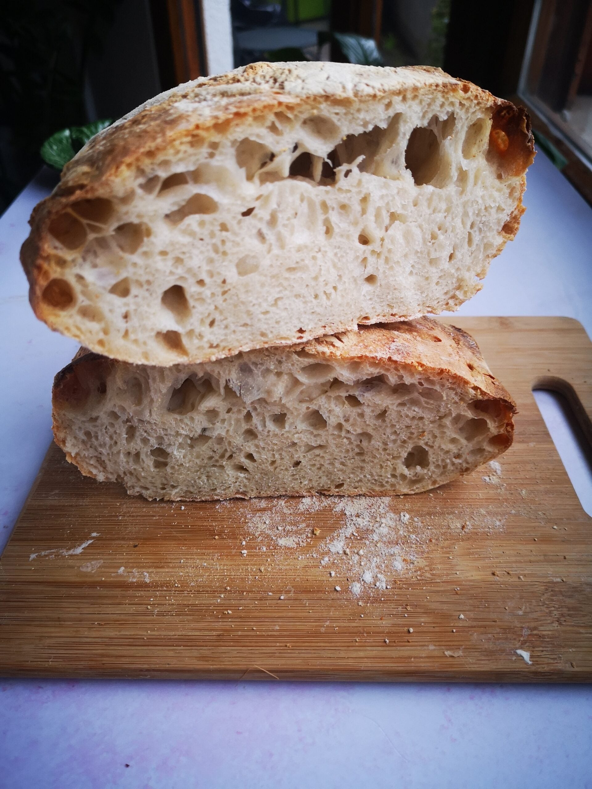 Einfaches Brot ohne Kneten