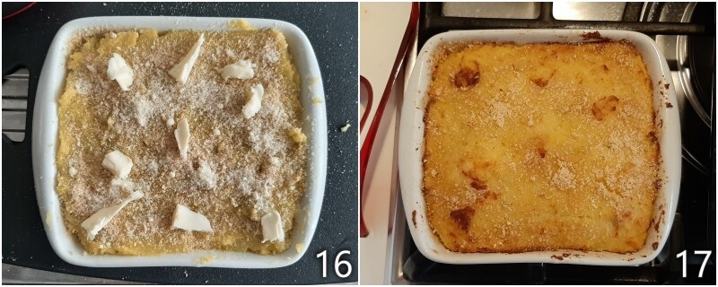 F. Gateau im Ofen backen