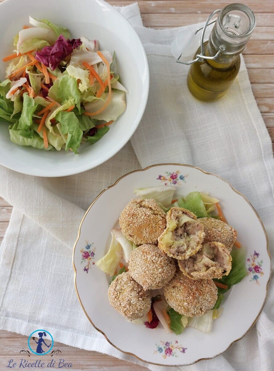 Zucchini und Thunfisch Frikadellen aus dem Ofen