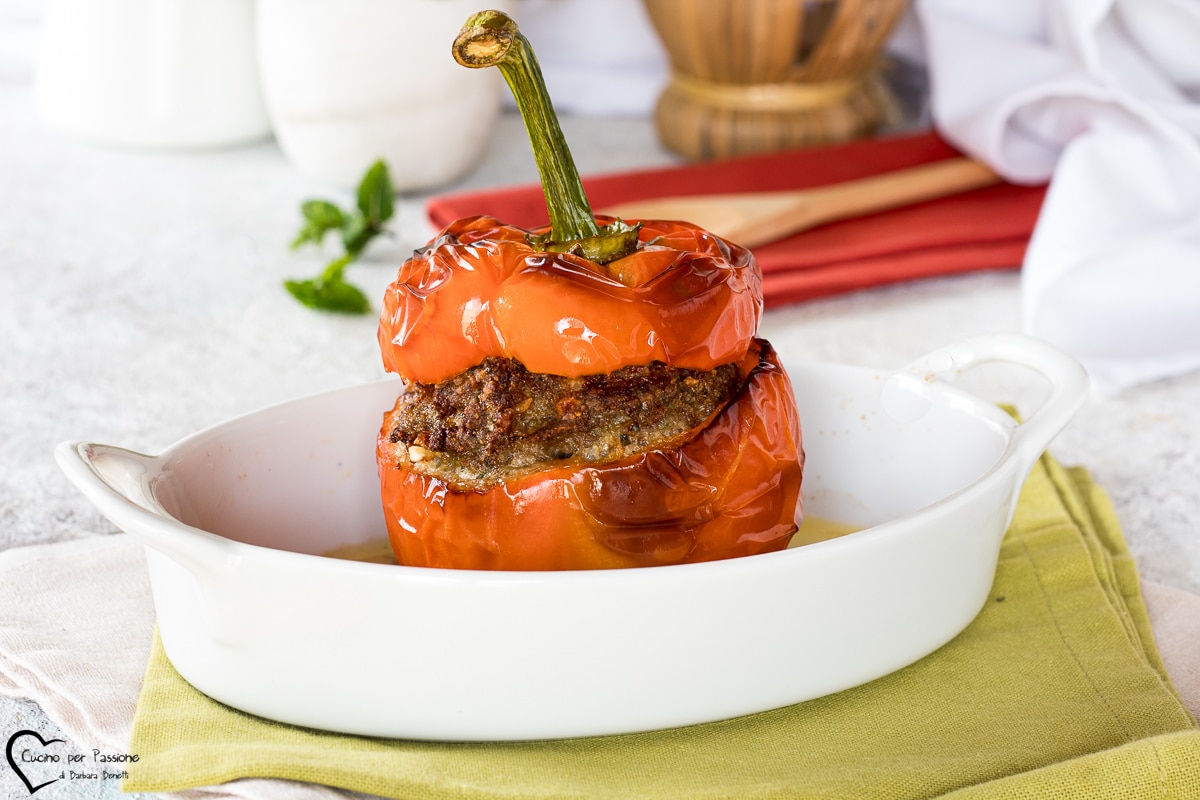 GEFÜLLTE PAPRIKA IN DER LUFTFRITTEUSE