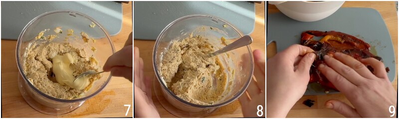 gefüllte Paprika-Röllchen mit Thunfisch frisches Sommerrezept mit gerösteten Paprika il chicco di mais 3 Füllung machen