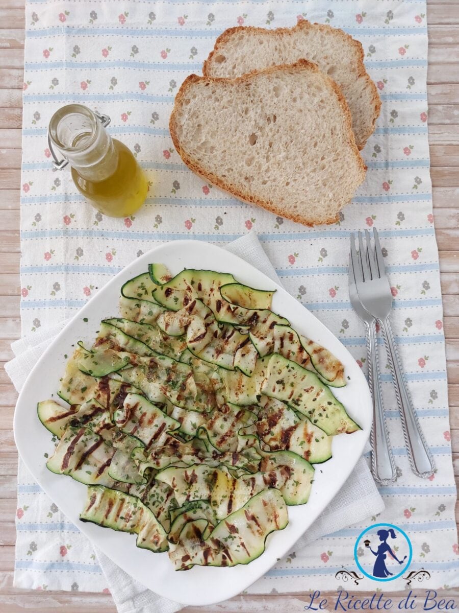 Gegrillte Zucchini, einfache Beilage