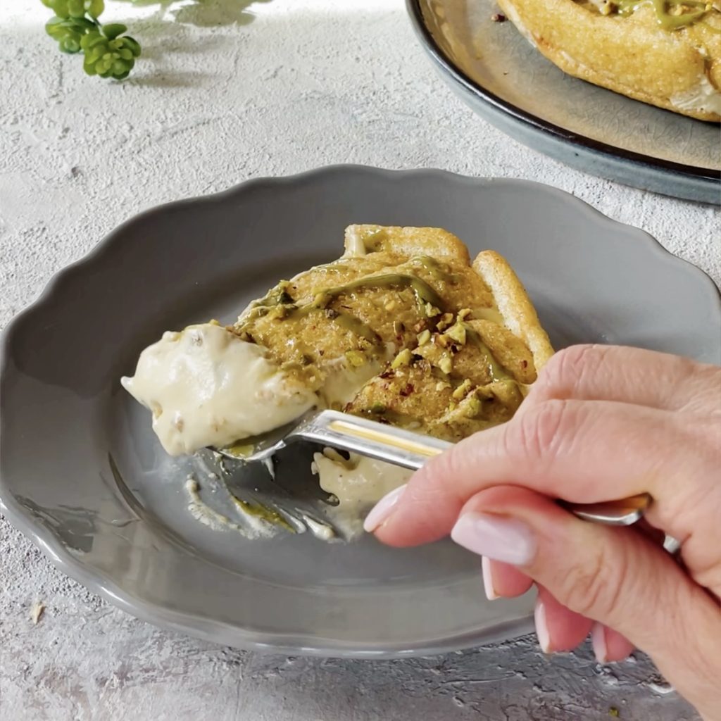 gekühlter Pistazienkuchen