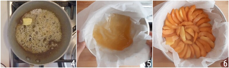 gestürzter Aprikosenkuchen Rezept Tarte Tatin mit weichem Teig und frischen Aprikosen il chicco di mais 2 Aprikosenbelag