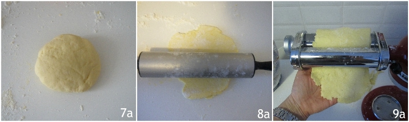 glutenfreie Chiacchiere fritti oder im Ofen mit Nutrifree-Mehl Rezept Crostoli Cenci Frappe di Carnevale glutenfrei ohne Hefe Il Chicco di Mais 3 ausrollen