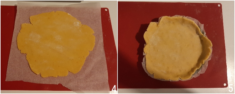 crostata alla nutella senza glutine con trucco per far rimanere morbida la nutella e frolla alle nocciole il chicco di mais 2 stendere frolla