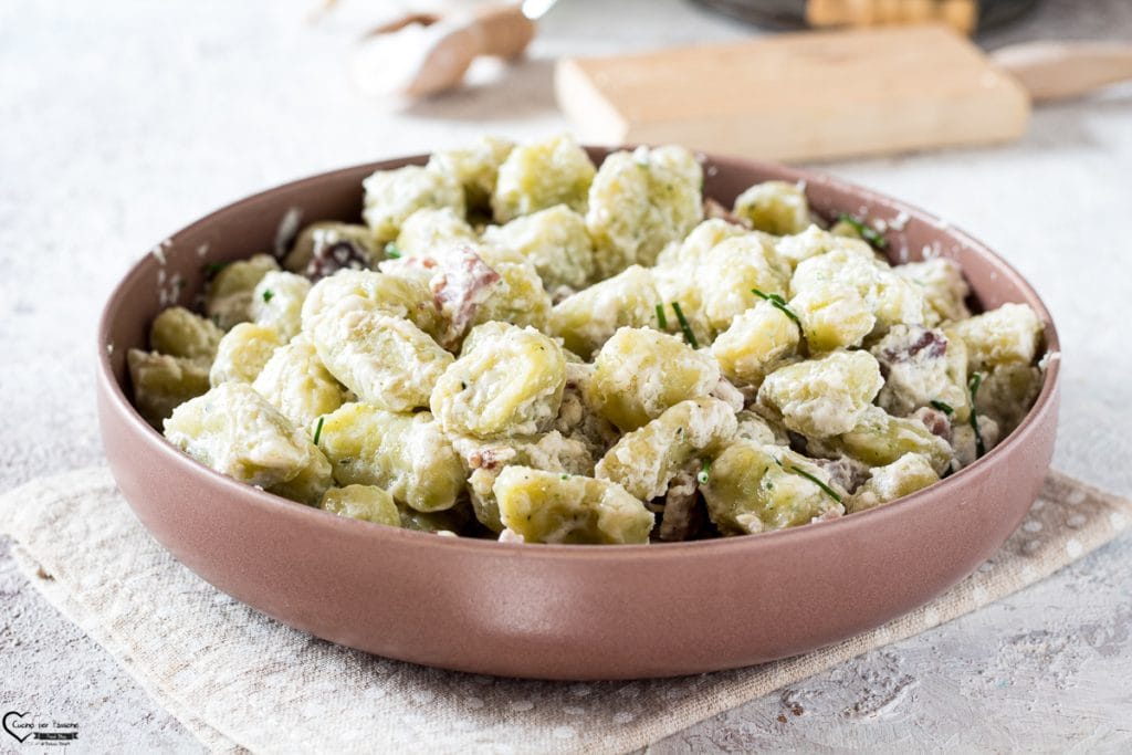 gnocchi mit speck und sahne