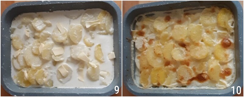 gratin dauphinois oder französisches Kartoffelgratin Originalrezept ohne Eier oder Käse il chicco di mais 5 backe im ofen