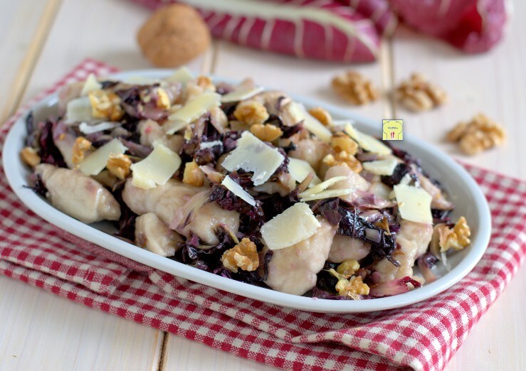 Hähnchenstücke mit Radicchio