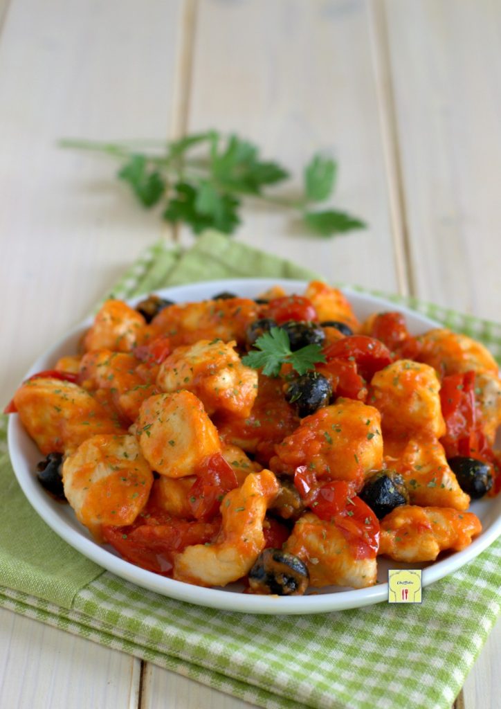 bocconcini di pollo alla livornese gp