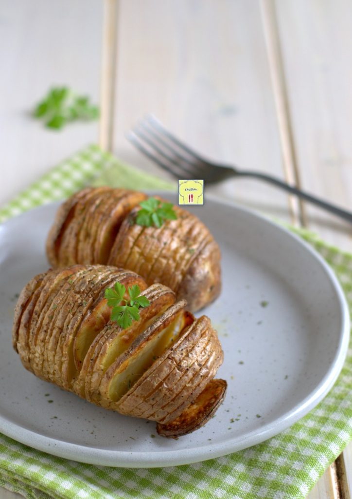 Hasselback-Kartoffeln im Heißluftfritteuse gp