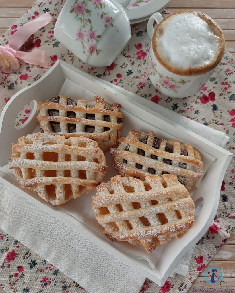 Süßes Blätterteigdessert