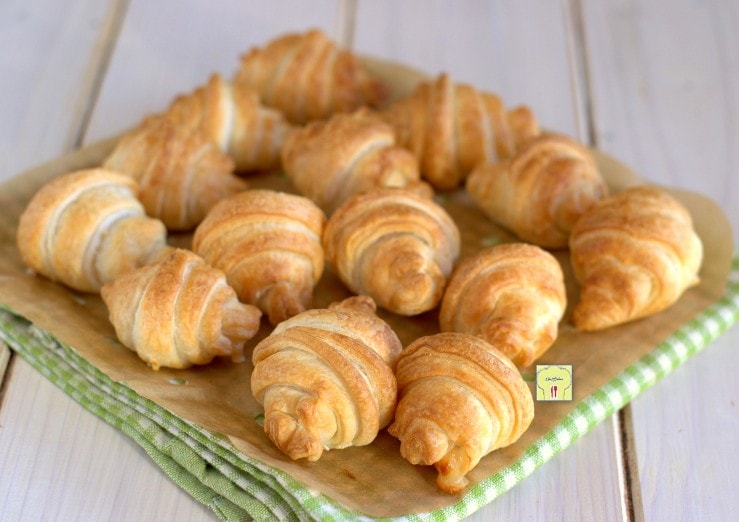 Herzhafte Croissants in der Heißluftfritteuse