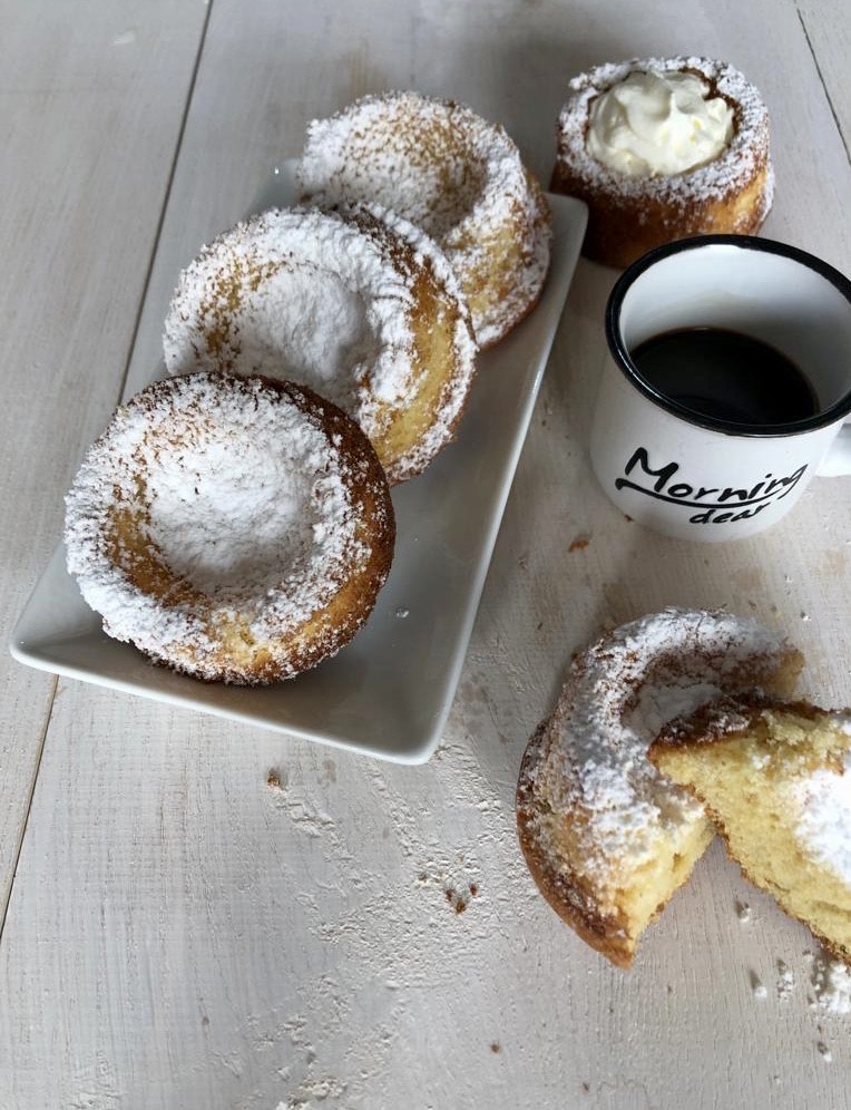 Donuts mit Kondensmilch