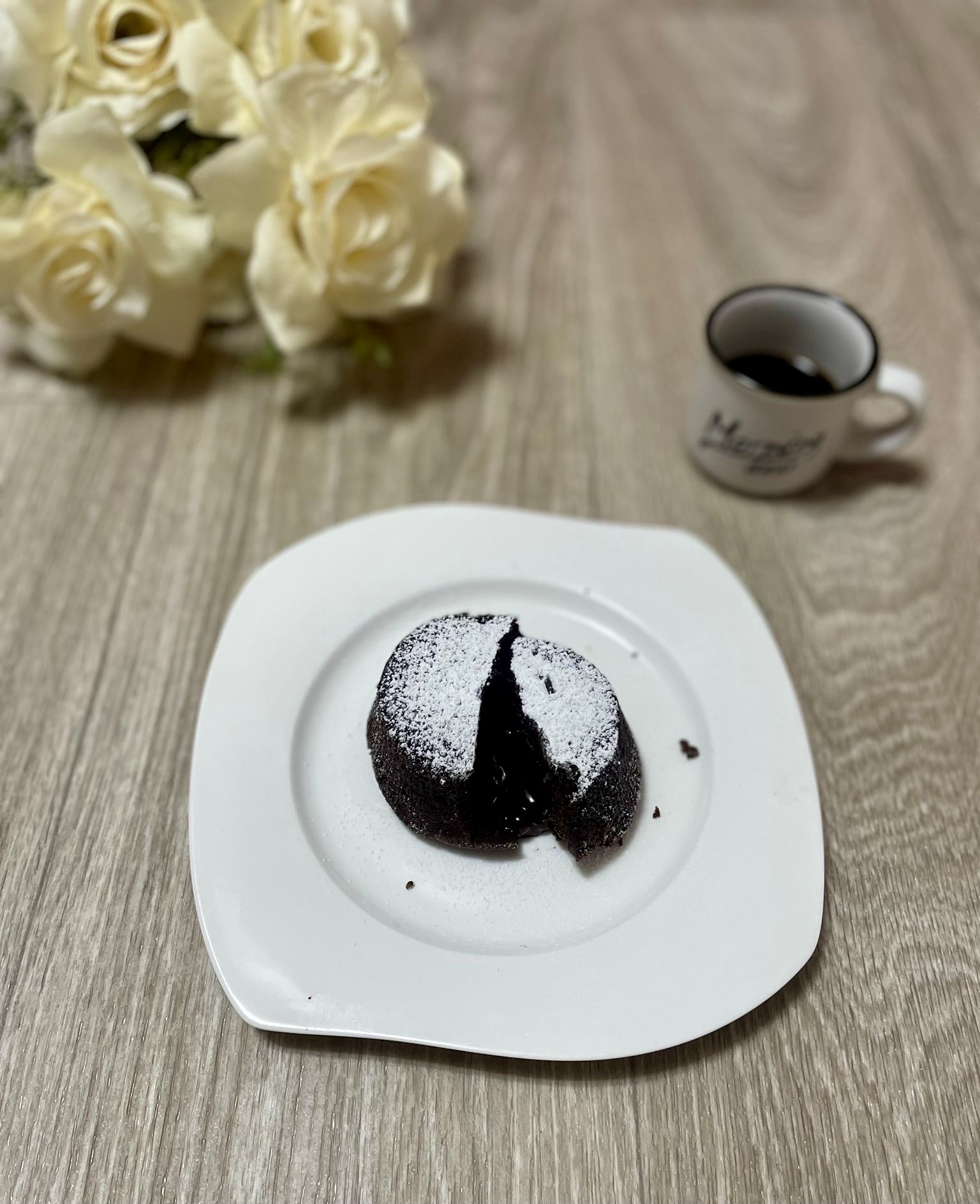 Schokoladenküchlein mit flüssigem Kern