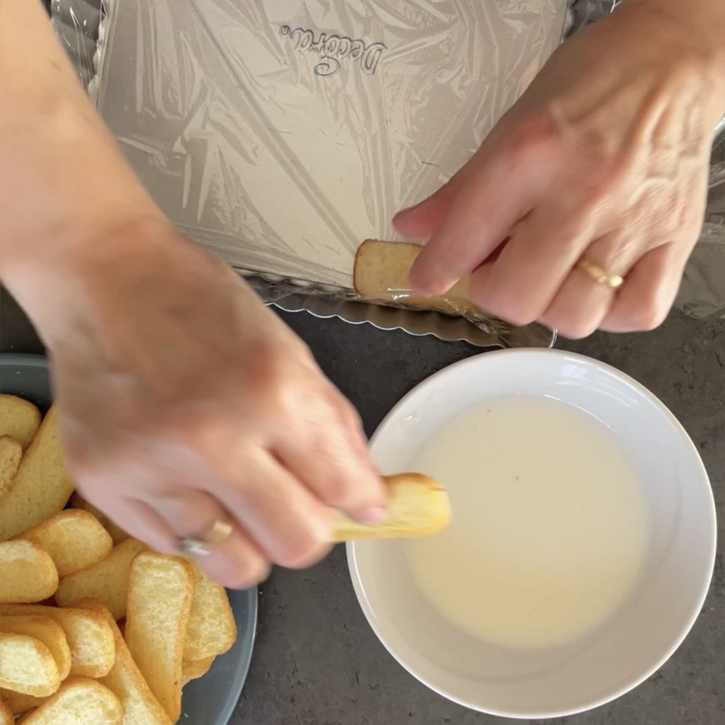 Kalter Kuchen Pavesini und Nutella