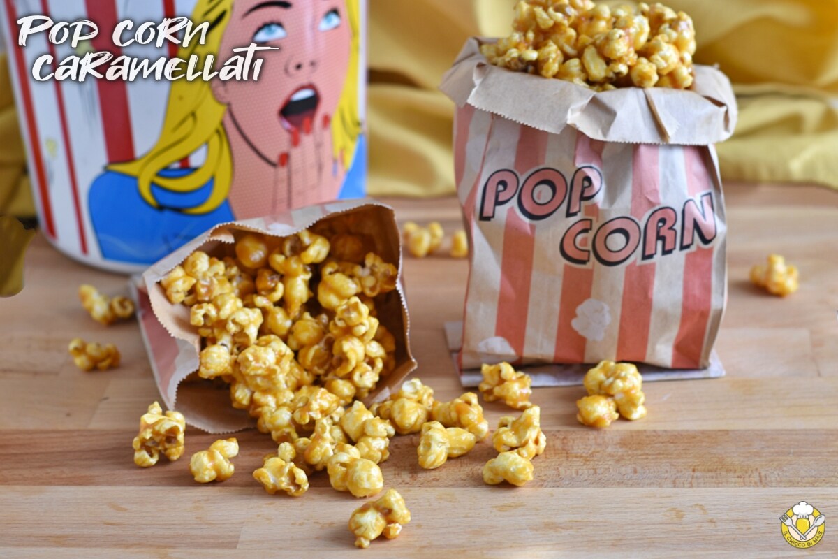 Karamellisierte Popcorn