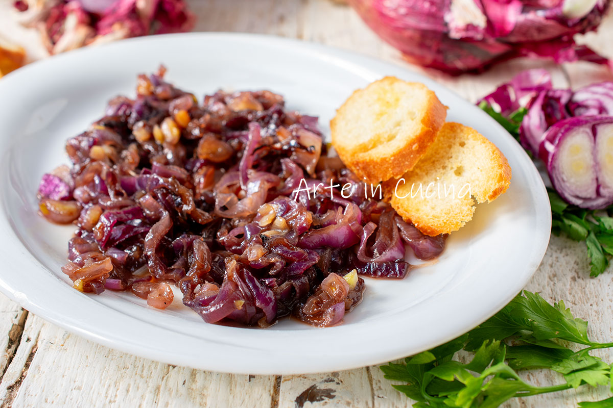 Karamellisierte rote Zwiebeln aus Tropea