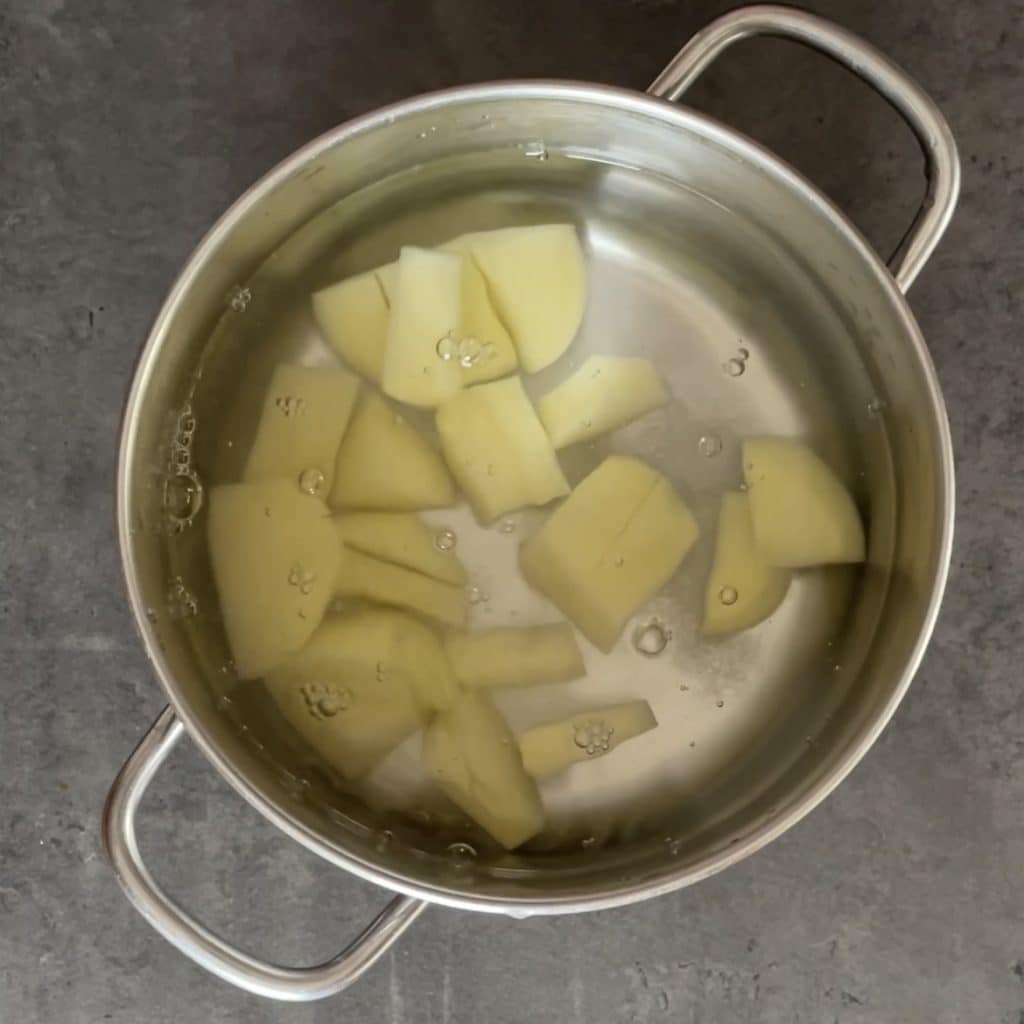 Kartoffel-Garnelensalat