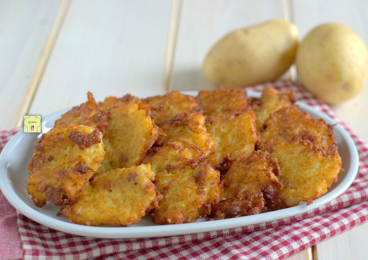 Kartoffel- und Wurstpfannkuchen