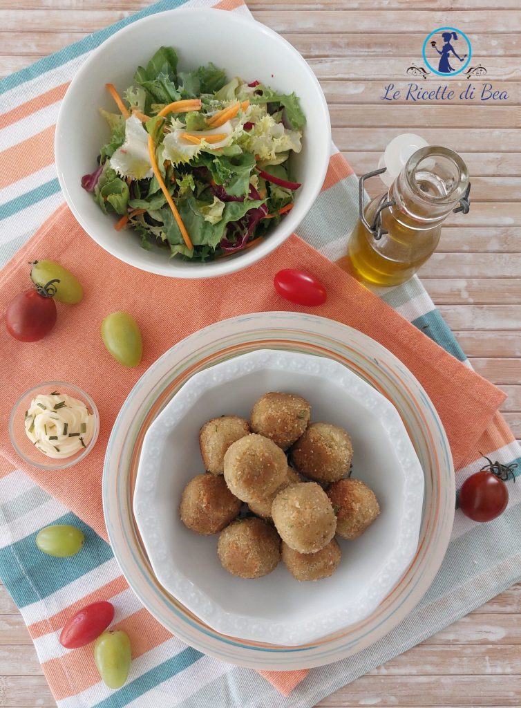 Kichererbsen-Falafel in der Pfanne