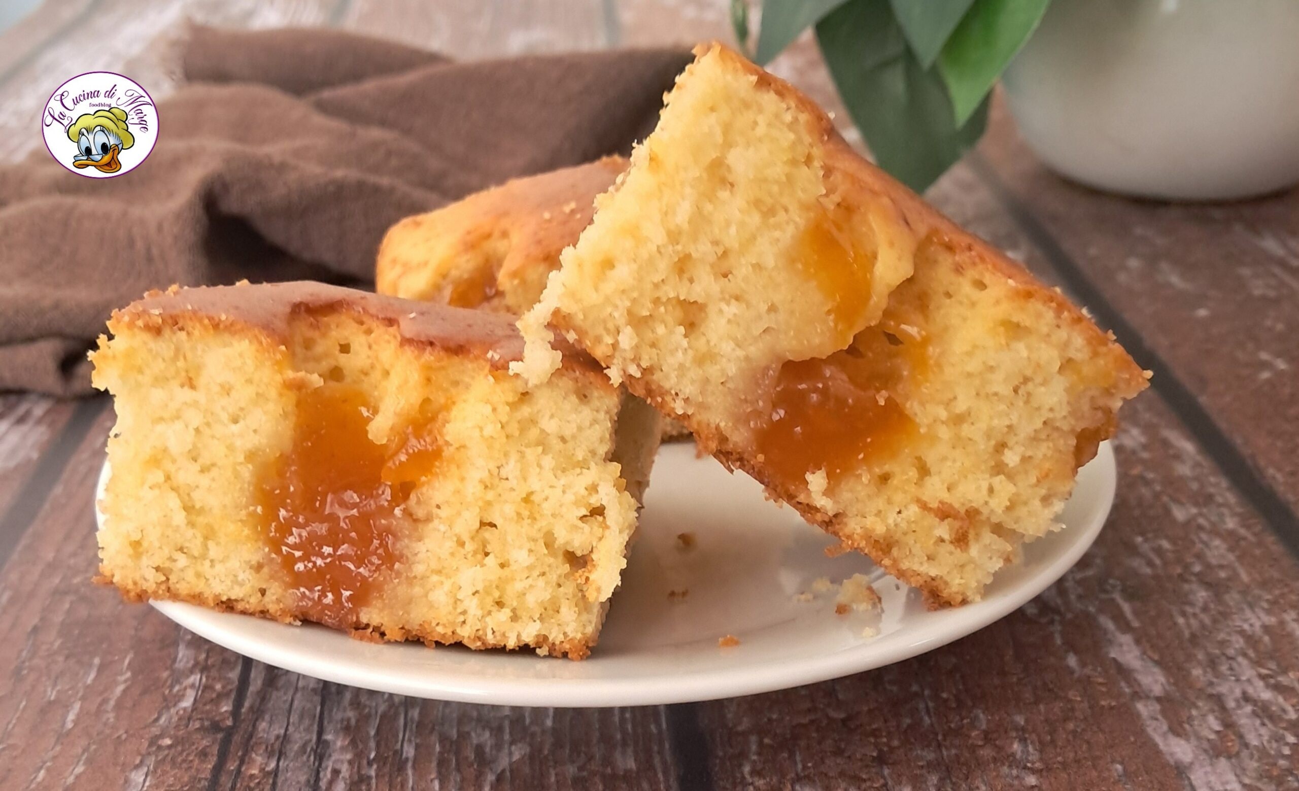 Kuchen mit Marmelade
