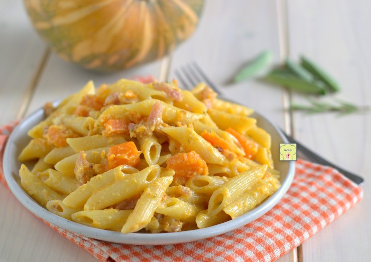Kürbis-Carbonara