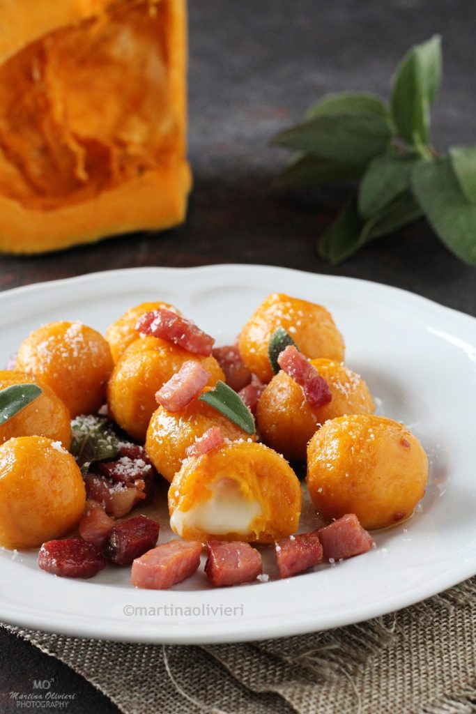 Gefüllte Kürbis-Gnocchi mit Taleggio