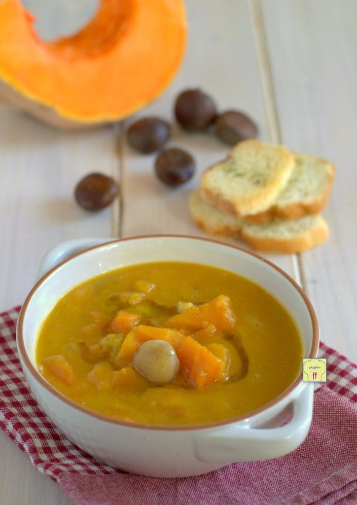 Kürbis- und Kastaniensuppe gp