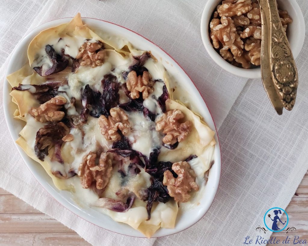 lasagne mit radicchio