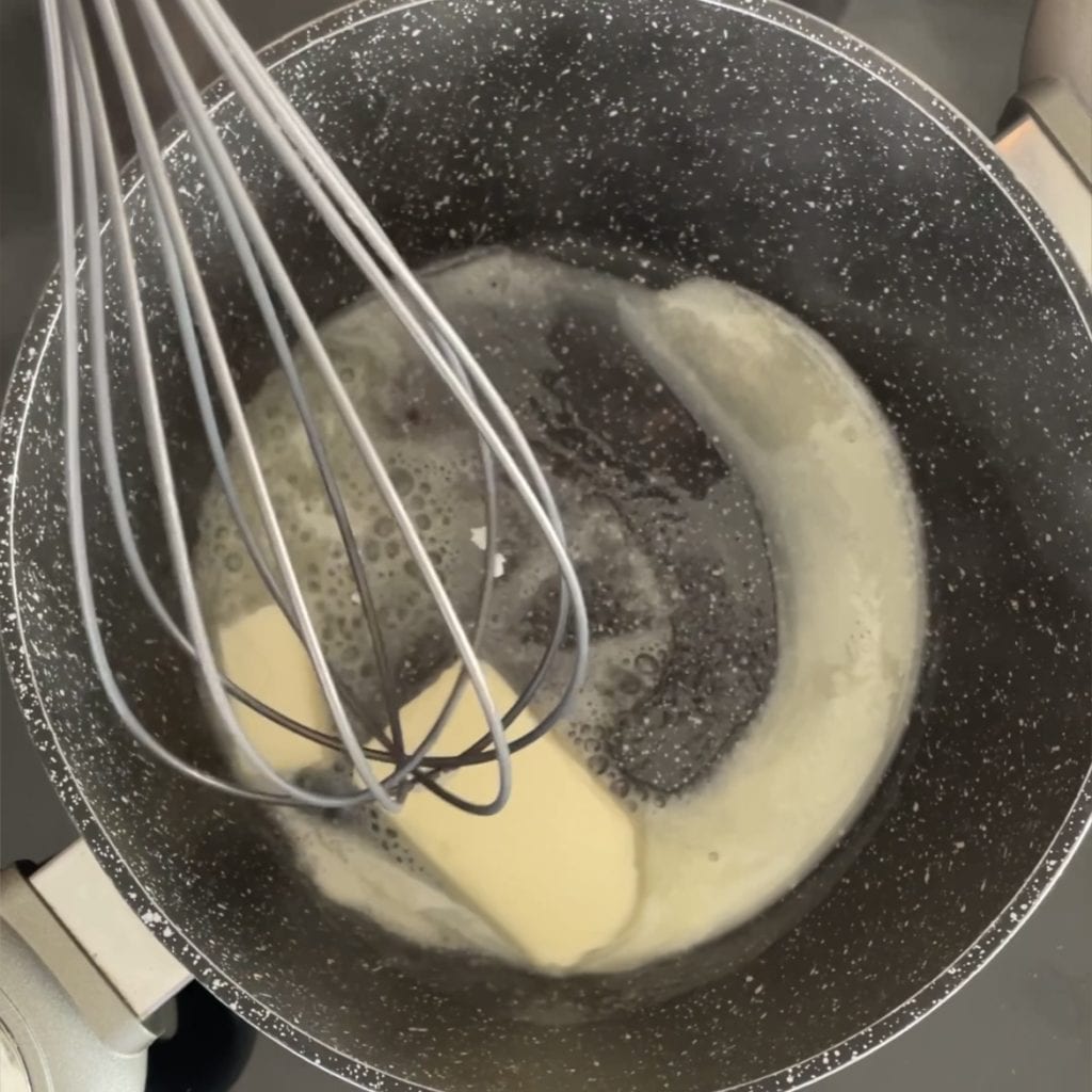 lasagne-rollen mit schinken und pilzen