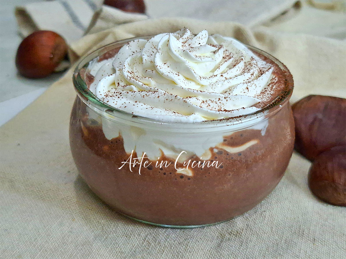 MOUSSE aus KASTANIEN und SCHOKOLADE mit RUM