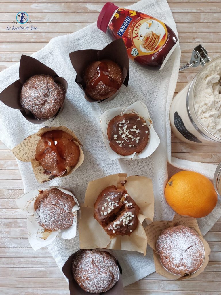 Dessert mit Ahornsirup