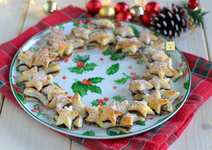 Nuss-Nougat-Sternkranz